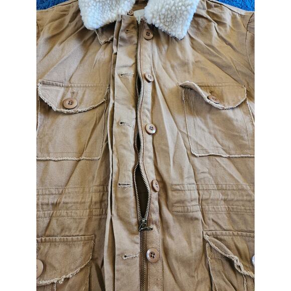 Y2k Delia's Faux Fur Line Basic Lightweight Jacket-Xl - Picture 3 of 11